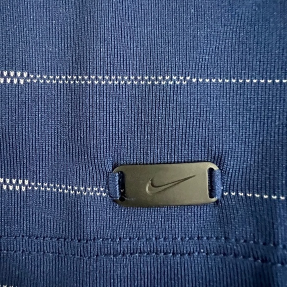 Nike Dri-Fit Men's Blue Standard Fit‎ Striped Performance Polo Shirt Sz. XL NWOT - Picture 6 of 13